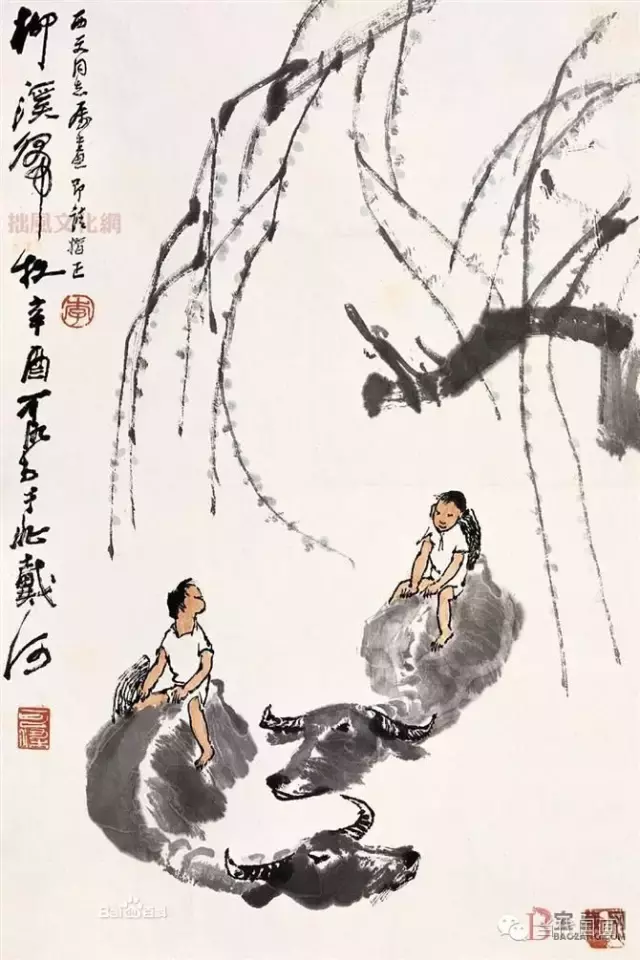 李可染一生創(chuàng)作作品1000件，市場(chǎng)拍了8000件，90%是假的